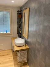 Carica l'immagine nel visualizzatore di Gallery, piano lavabo in legno di rovere