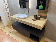 Carica l'immagine nel visualizzatore di Gallery, piano lavabo in rovere