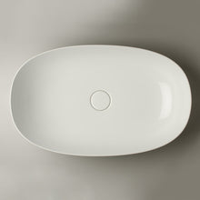 Carica l&#39;immagine nel visualizzatore di Gallery, lavabo in ceramica soprapiano
