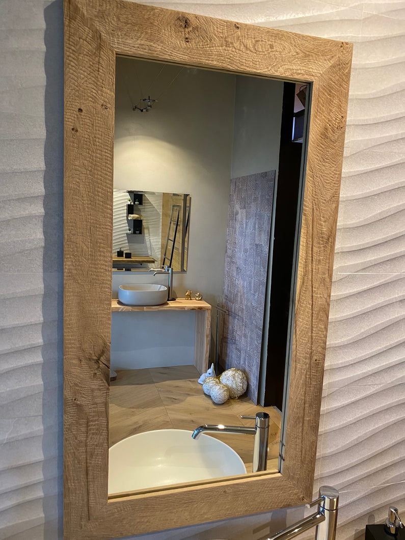 Specchio arredo bagno in legno vintage Afrodite Xlab